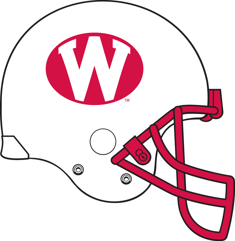 Wisconsin Badgers 1975-1977 Helmet Logo diy iron on heat transfer